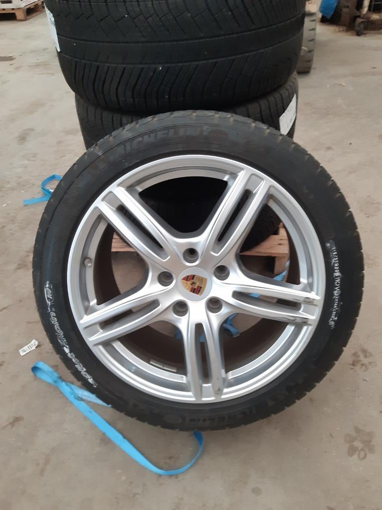 Originele 20" Porsche Panamera  breedset, Gebruikt, Banden en Velgen, Personenwagen, Winterbanden