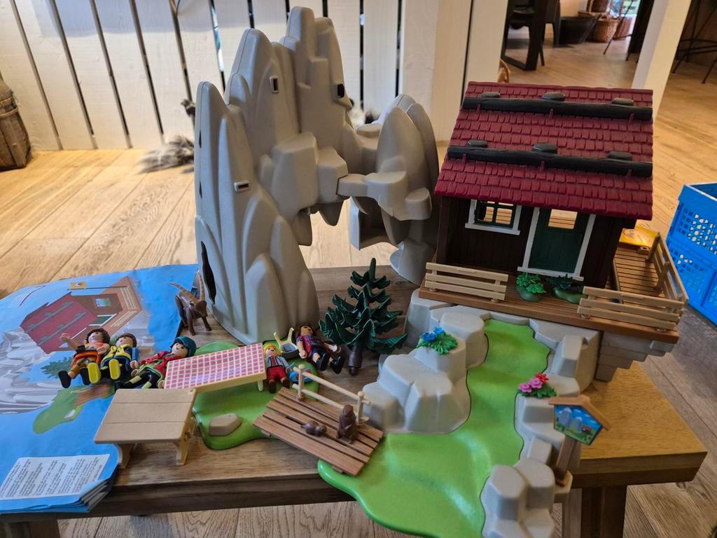 Playmobil 9126 Bergavontuur - niet compleet, Ophalen of Verzenden, Gebruikt, Complete set