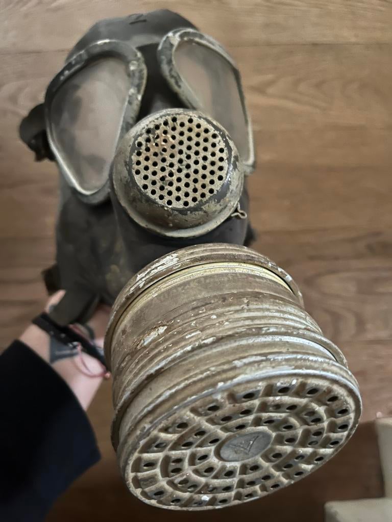 Vintage Gasmasker, Verzamelen, Militaria | Algemeen, Overige soorten, Overige typen, Overige gebieden, Ophalen of Verzenden