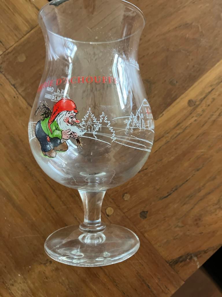 Brasserie D'Achouffe Bierglas, Ophalen of Verzenden, Gebruikt