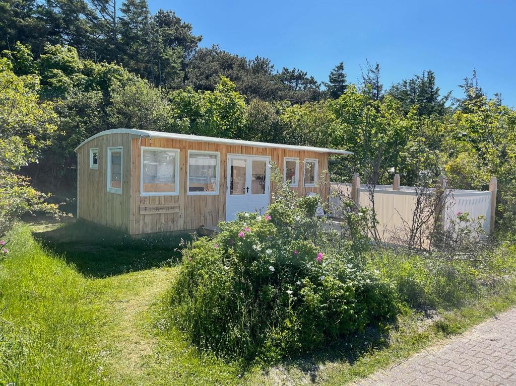 ️️ 🏖️☀️ Luxe 5p Tenthuis Vlieland! Vrij van 10-20 juli! 👇, Caravans en Kamperen, Tenten, tot en met 5, Zo goed als nieuw, Ophalen of Verzenden