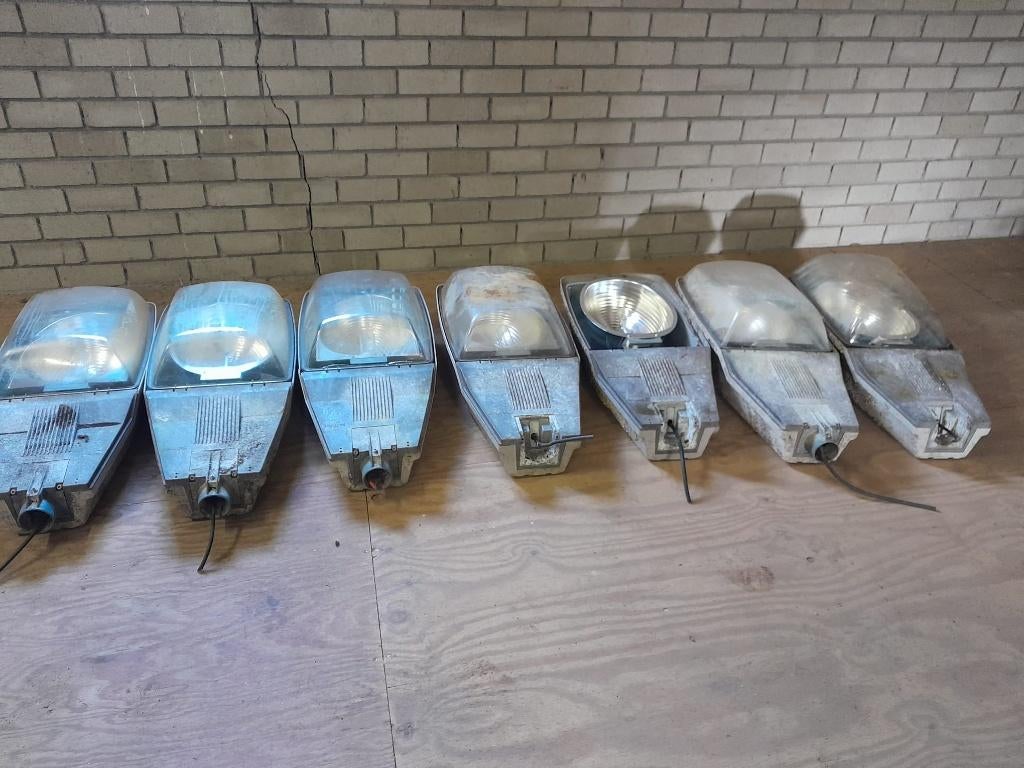 7 lichtbakken straat verlichting, philips, Ophalen, Gebruikt