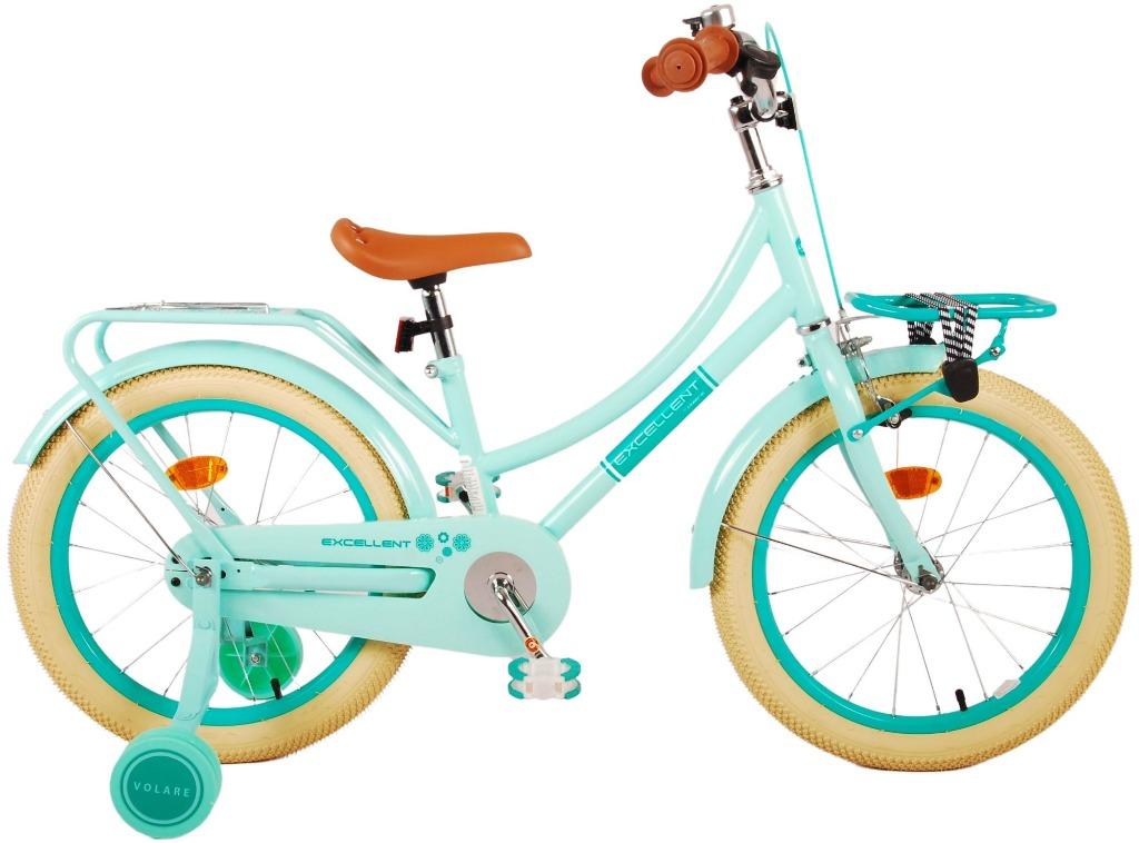 FIETSMASTER Volare Excellent Kinderfiets - Meisjes - 18 inch, Ophalen, Zijwieltjes, 16 tot 20 inch, Nieuw