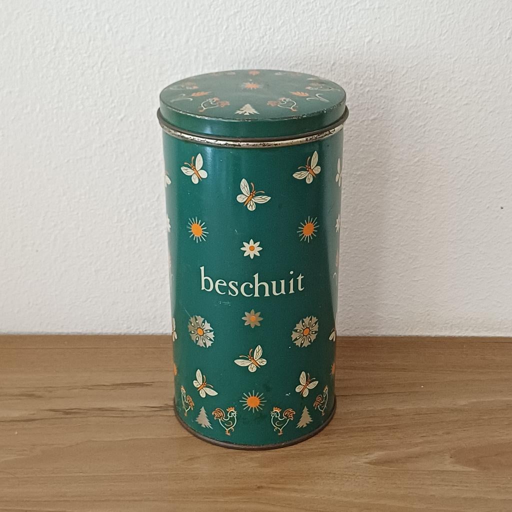 Spar beschuitblik, Verzamelen, Blikken, Gebruikt, Beschuit, Overige merken, Ophalen of Verzenden