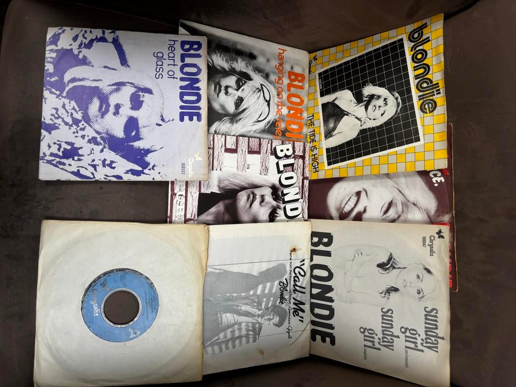 Blondie Singles Collectie - 8 stuks inclusief Denise!, Cd's en Dvd's, Vinyl Singles, Gebruikt, 7 inch, Single, Ophalen of Verzenden