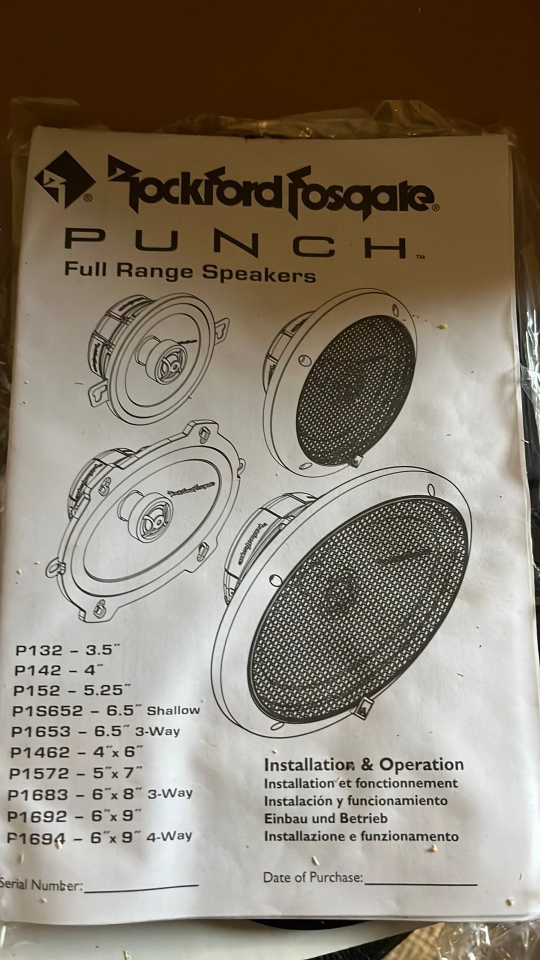 Rockford Fosgate p142, Ophalen of Verzenden, Nieuw
