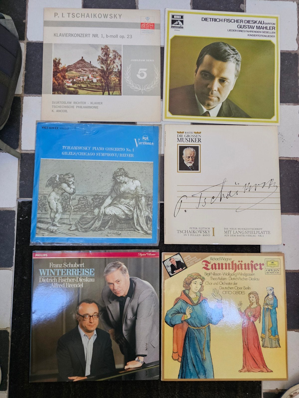 Klassieke LP's: Tschaikowsky, Mahler, Schubert, Wagner, Cd's en Dvd's, Vinyl | Klassiek, LP, Gebruikt, Ophalen of Verzenden, Romantiek