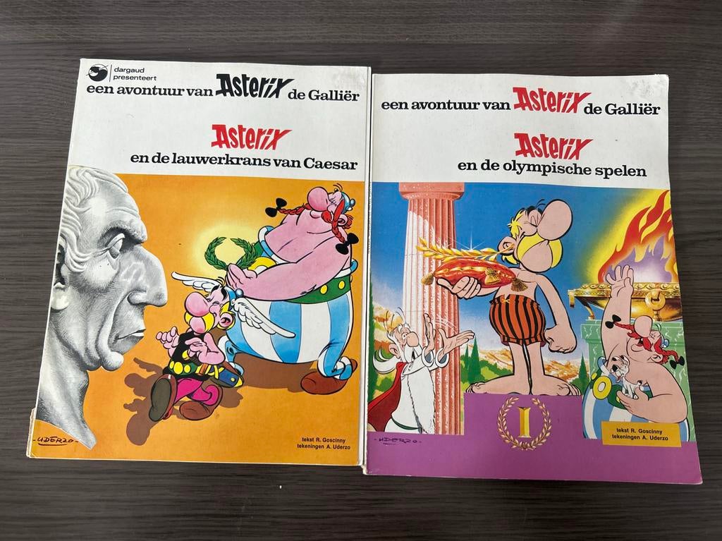 Asterix de Galliër stripboeken - 6 delen, Meerdere stripboeken, Ophalen of Verzenden, Gelezen