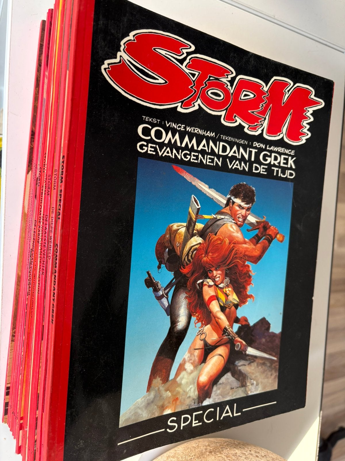 Oude Storm en Trigië stripboeken – Don Lawrence – verzamel, Meerdere stripboeken, Ophalen of Verzenden, Gelezen