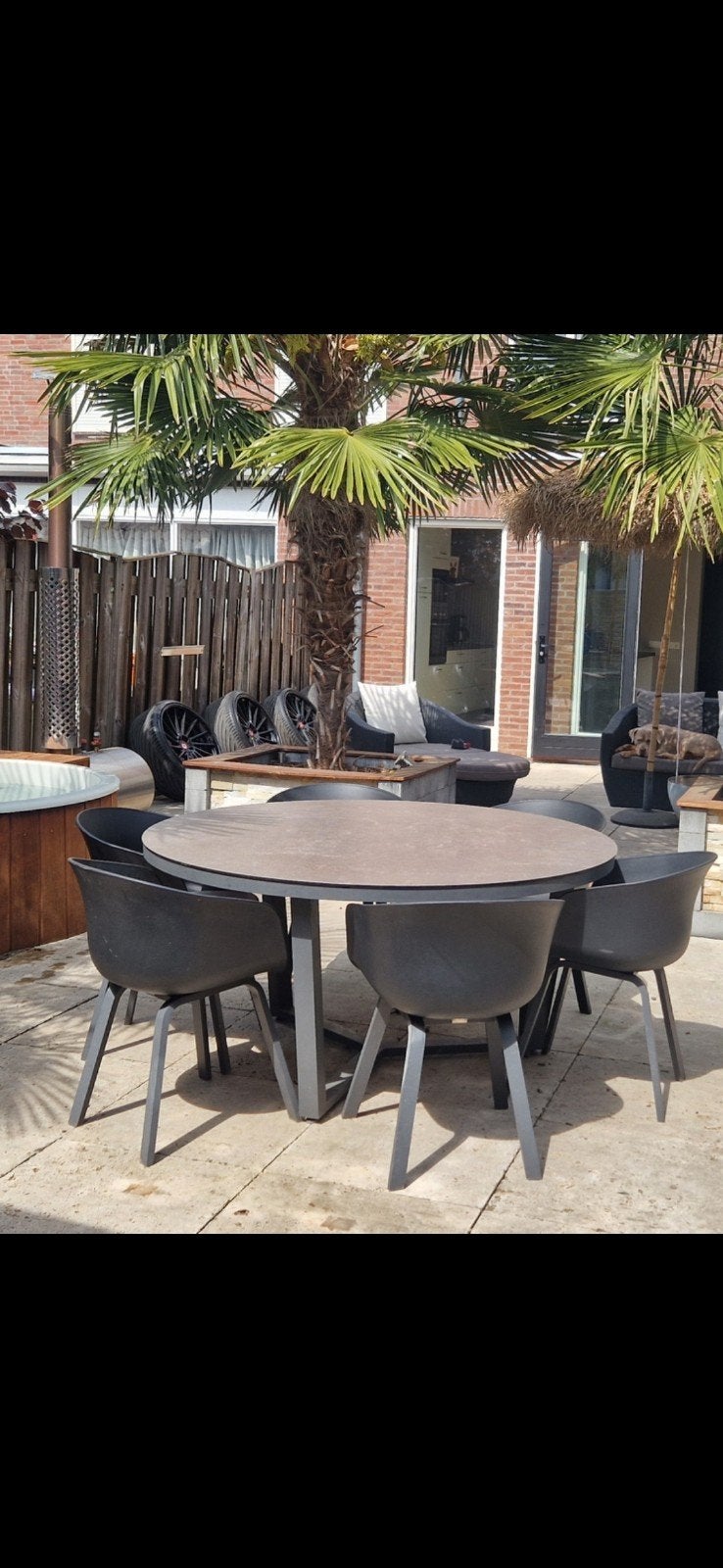 life outdoor tuinset, Tuin en Terras, Ophalen, Aluminium, Eettafel
