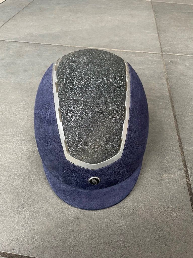 BR cap donkerblauw, Dieren en Toebehoren, Paardrijkleding, Blauw, Sierdetails, Kinderen, BR