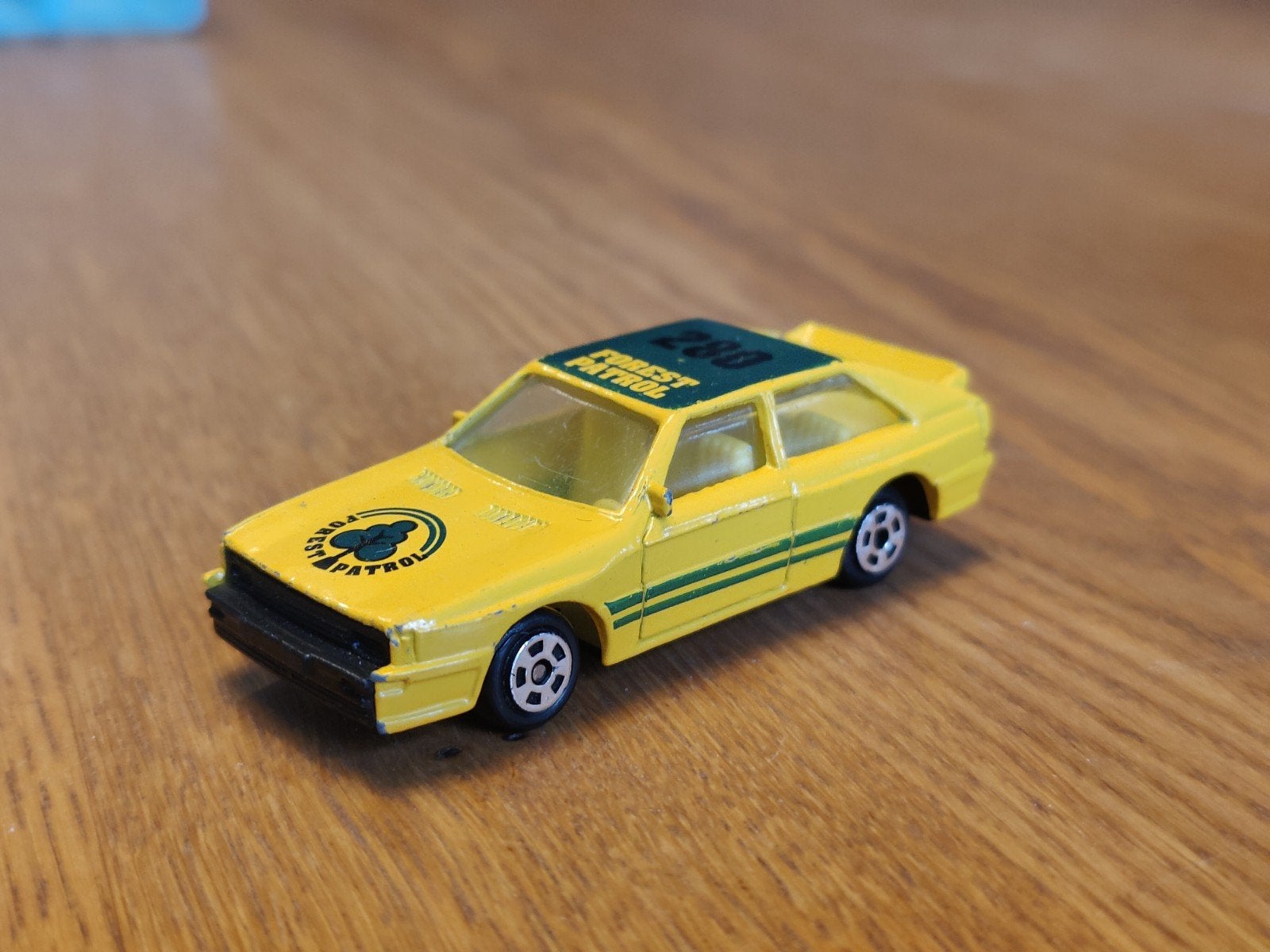 Audi Quattro Forest Patrol GEEL, Ophalen of Verzenden, Zo goed als nieuw, Auto