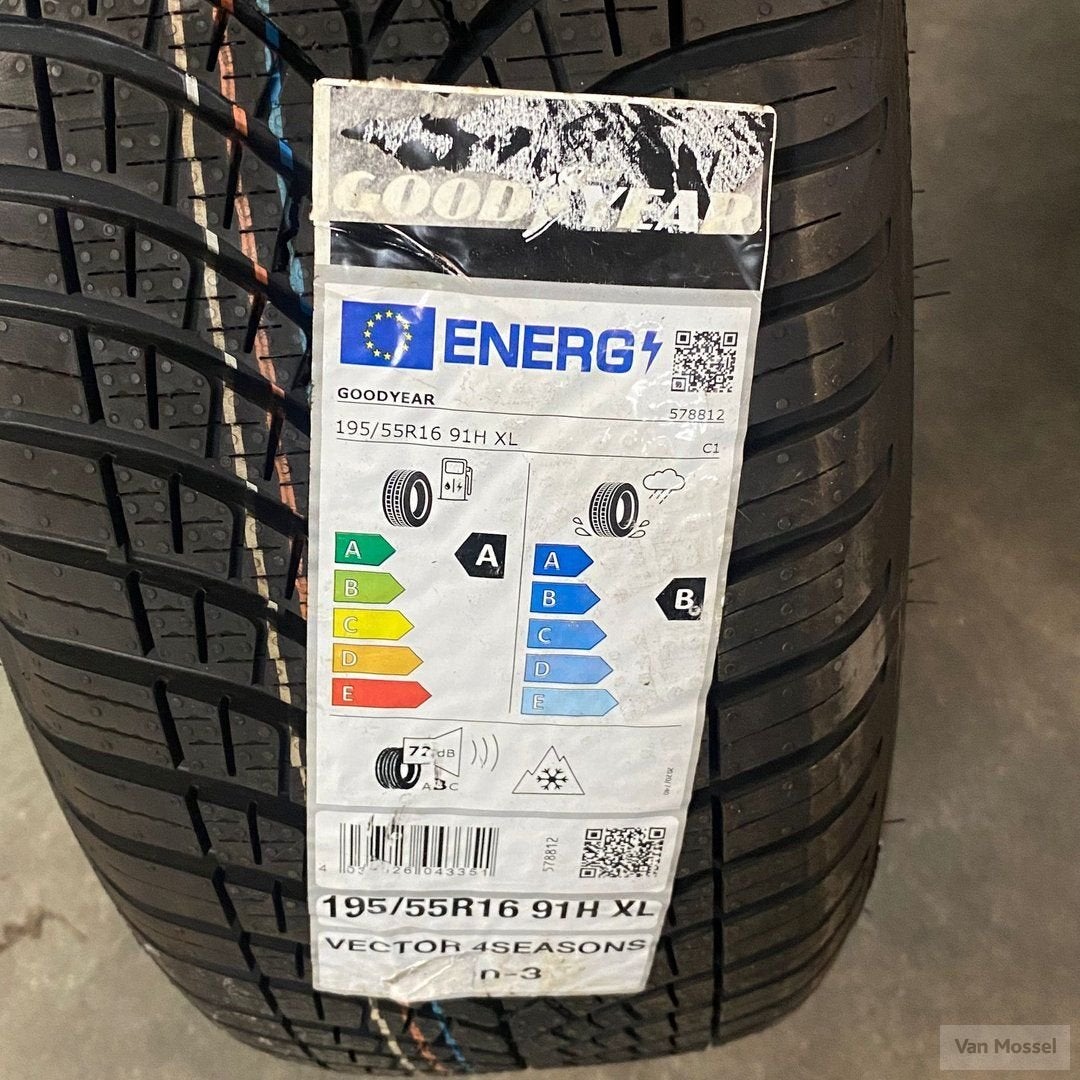 Goodyear Vector 4 Seasons Gen-3 195/55/R16 91H XL, Gebruikt, -, Ophalen of Verzenden, All Season