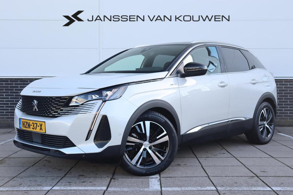 Peugeot 3008 1.6 HYbrid 225 GT Panoramadak / Achteruitrijcam, Auto's, Peugeot, Bedrijf, Te koop, ABS, Achteruitrijcamera, Adaptieve lichten
