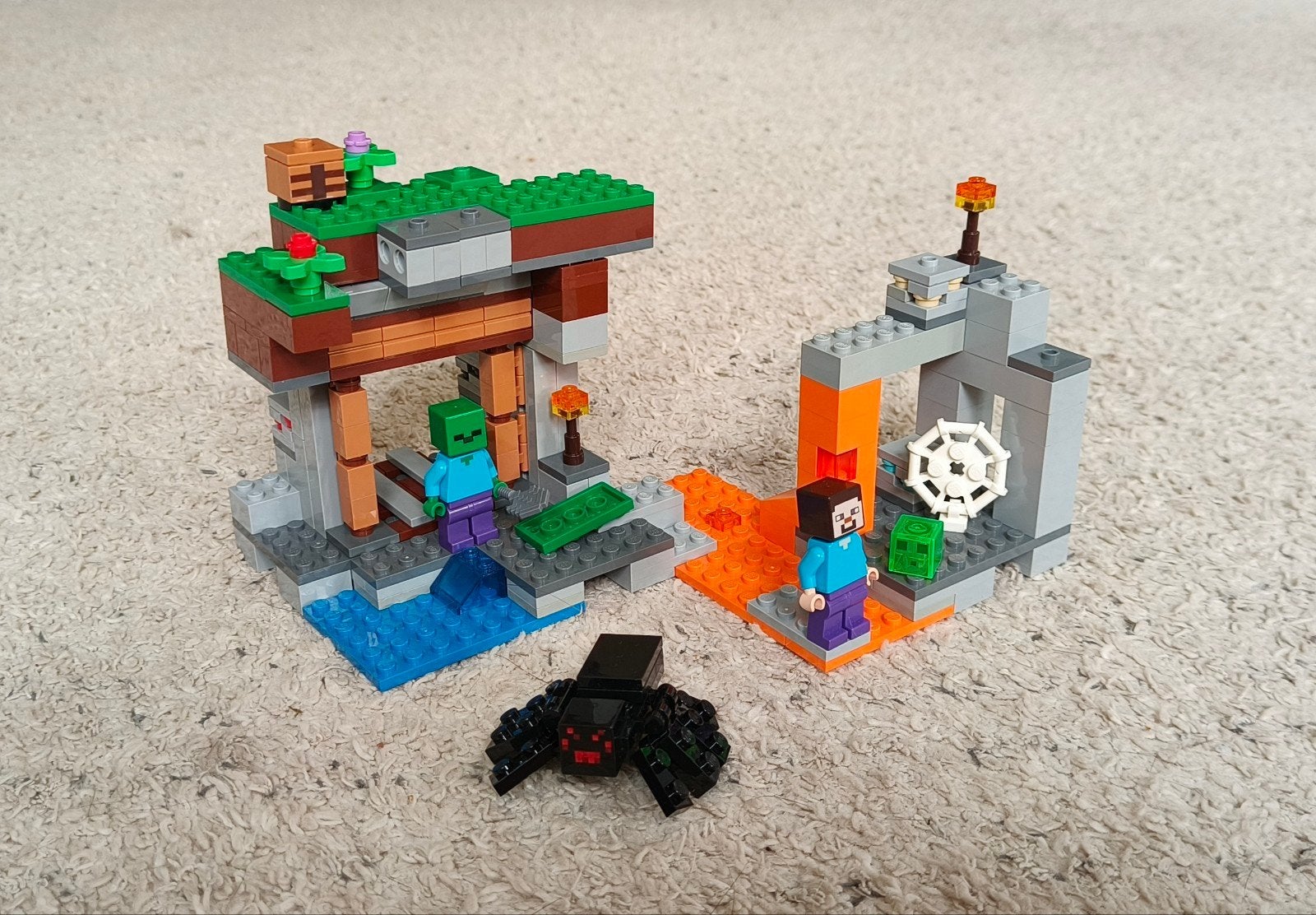 Lego Minecraft | 21166 | compleet, Minecraft, Lego, Ophalen of Verzenden, Zo goed als nieuw