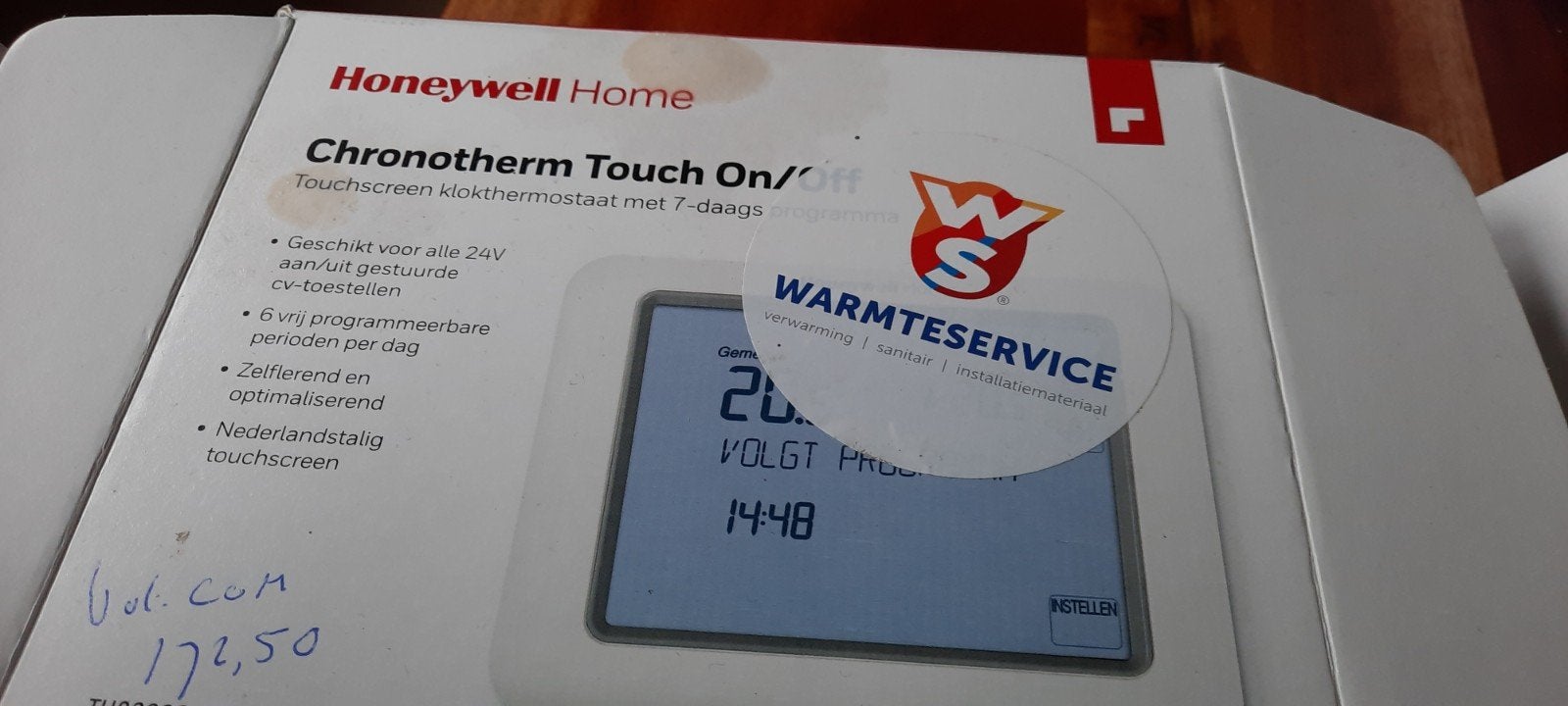 Honeywell Home Chromoterl Klokthermostaat, Ophalen of Verzenden, Nieuw