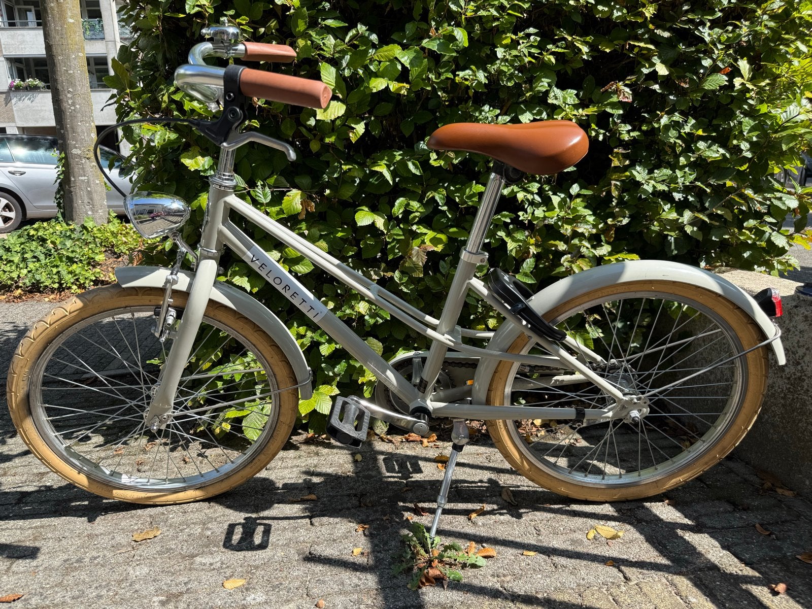 Veloretti Junior fiets - Pebble Grey, Fietsen en Brommers, Ophalen, Gebruikt, Terugtraprem, 20 inch of meer