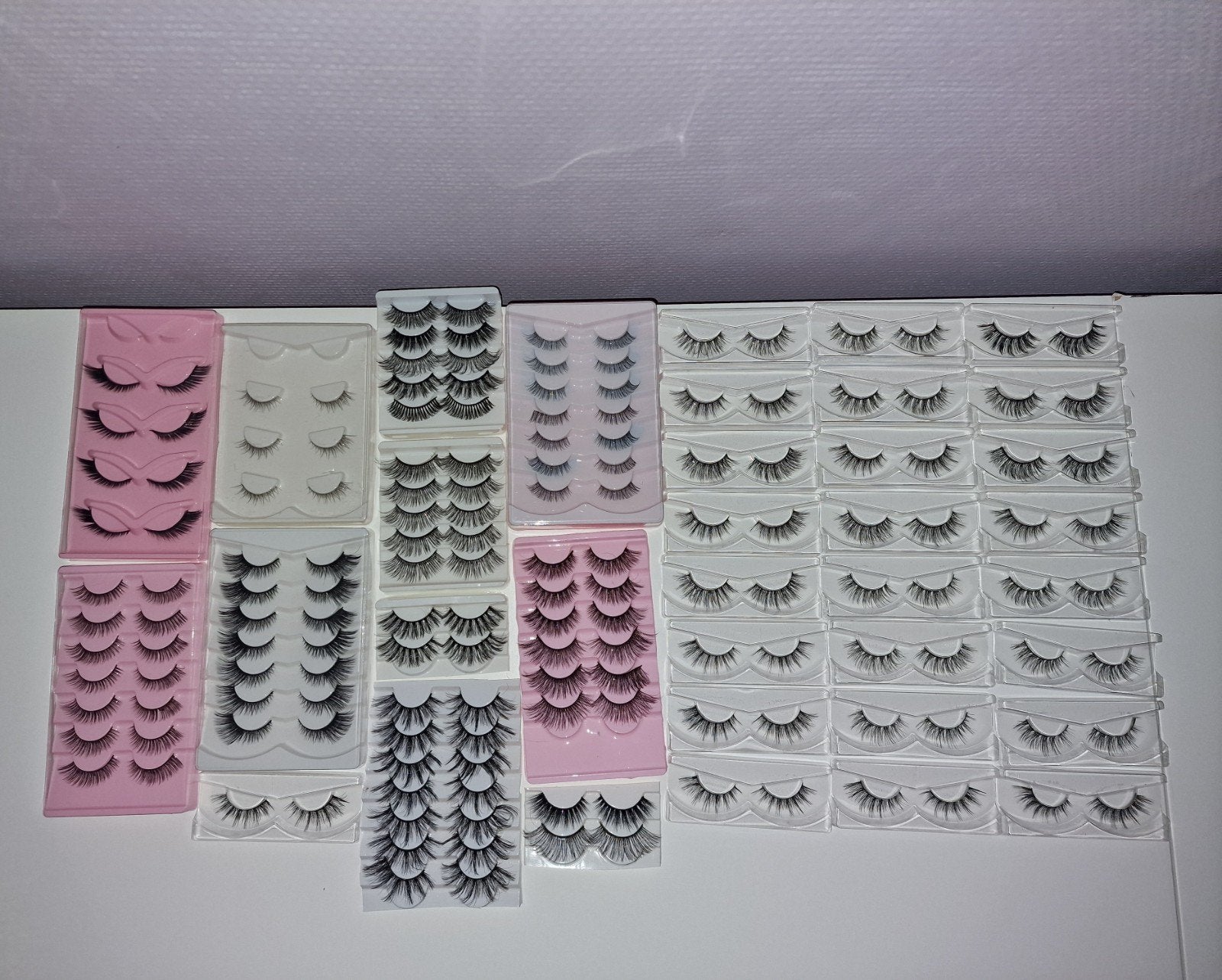 Nepwimpers en nepnagels set, Ophalen, Ogen, Zwart, Nieuw