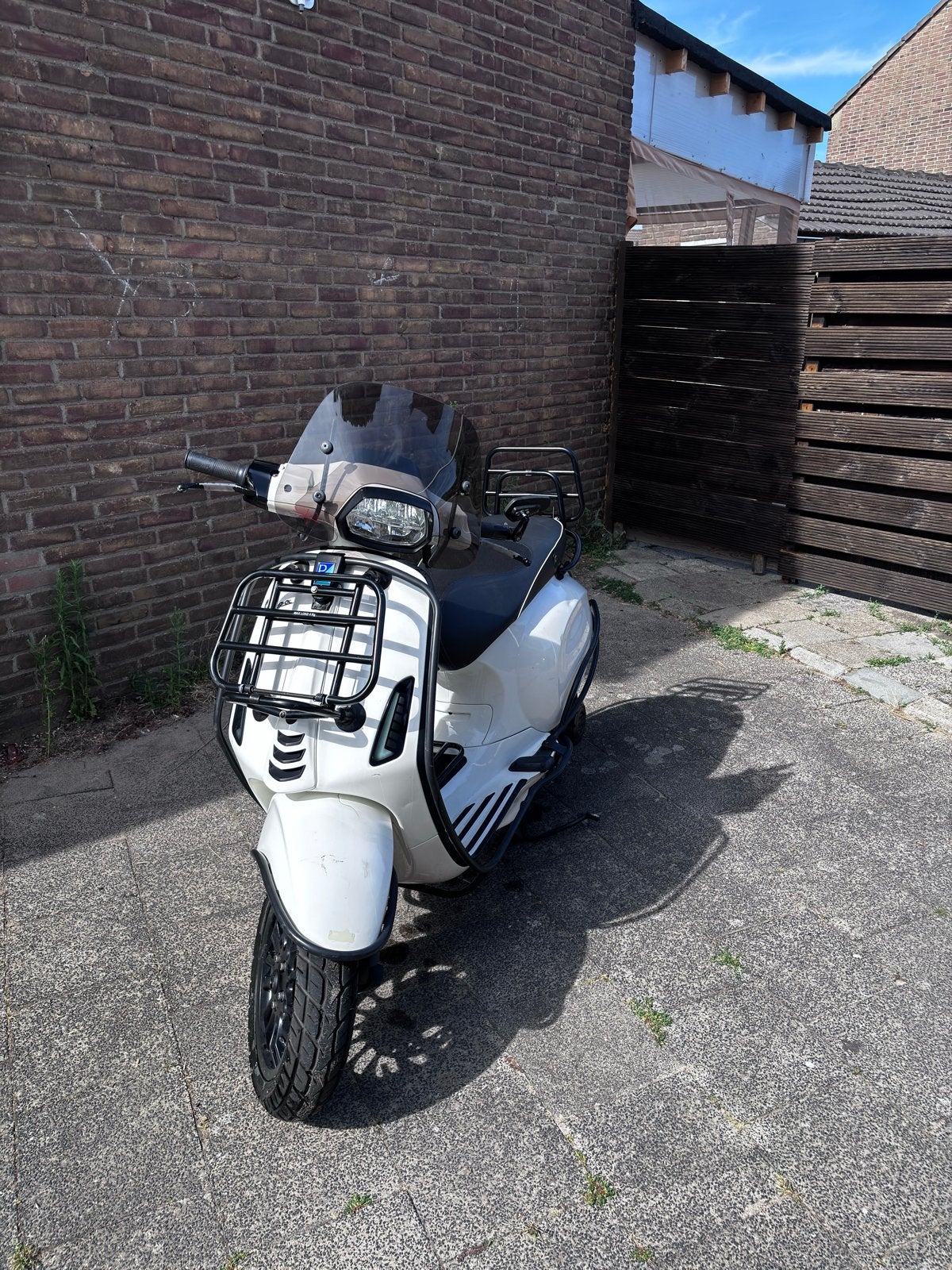 Vespa sprint bianco full option, Ophalen, Overige modellen, Maximaal 45 km/u, Zo goed als nieuw