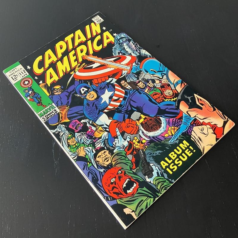 Captain America Vol.1 #112 (1969) VF (8.0), Eén comic, Amerika, Marvel Comics, Ophalen of Verzenden