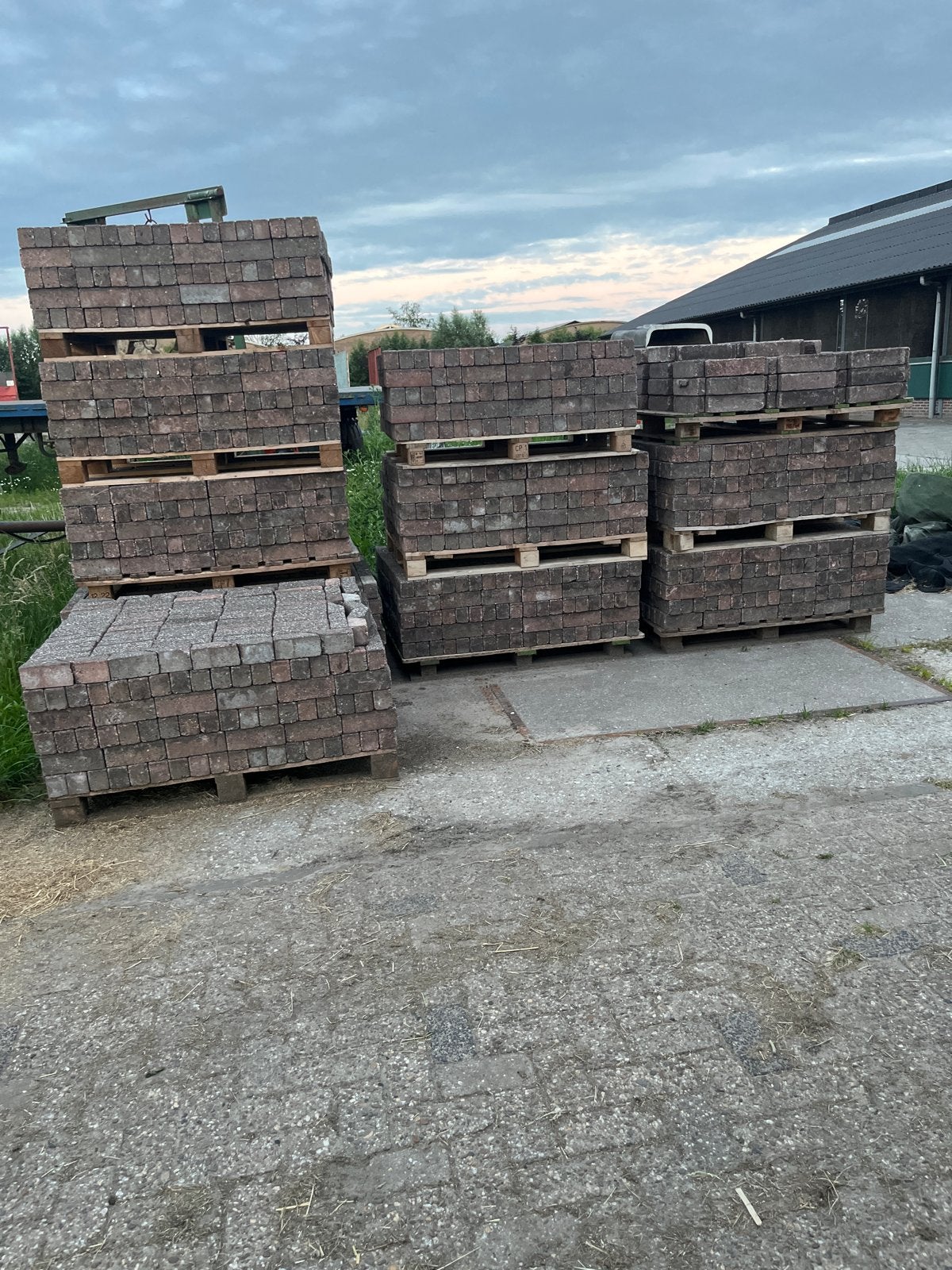 Beton waaltjes klinkers, Ophalen, Gebruikt, Klinkers, 10 m² of meer