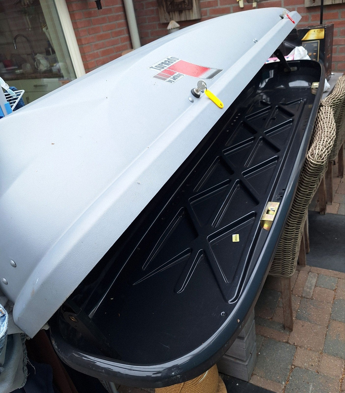 Tornado Jetbag dakkoffer - skibox WINTERSPORT, Auto diversen, Ophalen, Gebruikt