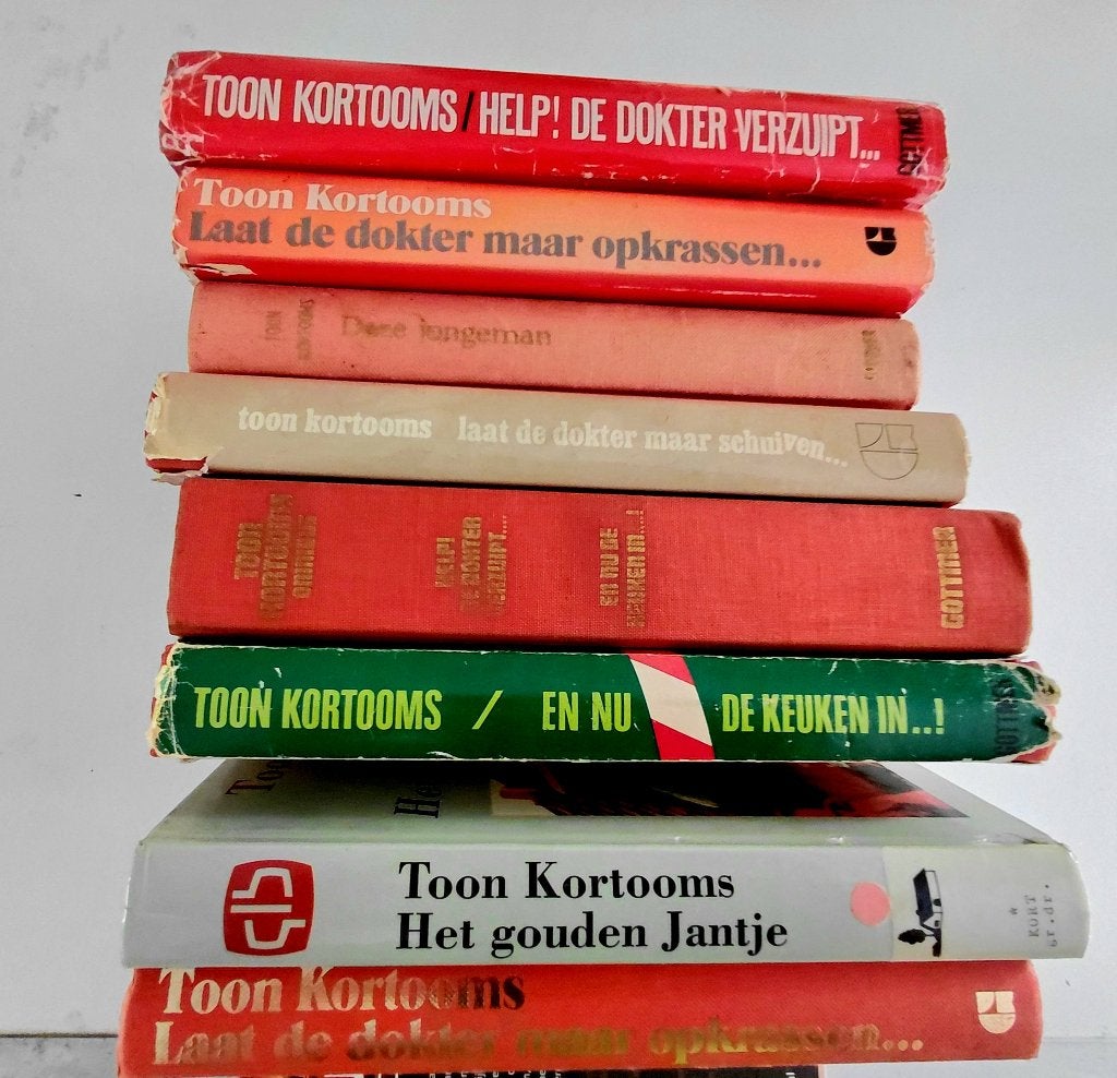 Serie Boeken Toon Kortooms gratis af te halen, Boeken, Ophalen, Gelezen, Overige onderwerpen