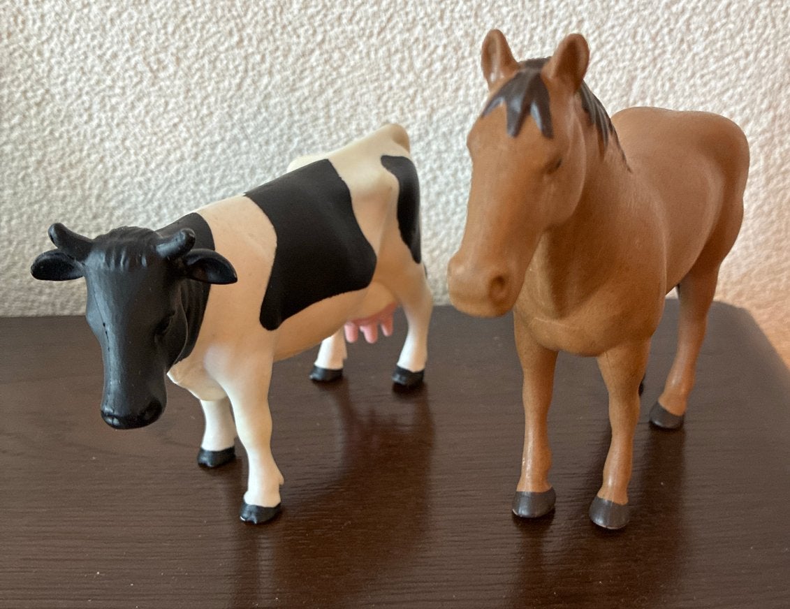Bruder Koe en Paard Speelfiguren, Ophalen of Verzenden, Gebruikt, Jongen of Meisje