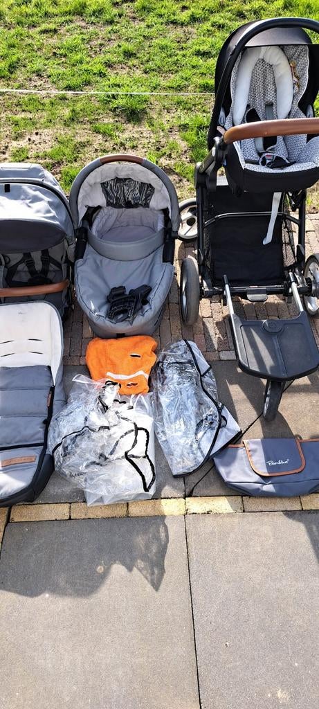 Mutsy kinderwagen 3-in-1 met diverse accessoires, Ophalen, Gebruikt, Mutsy