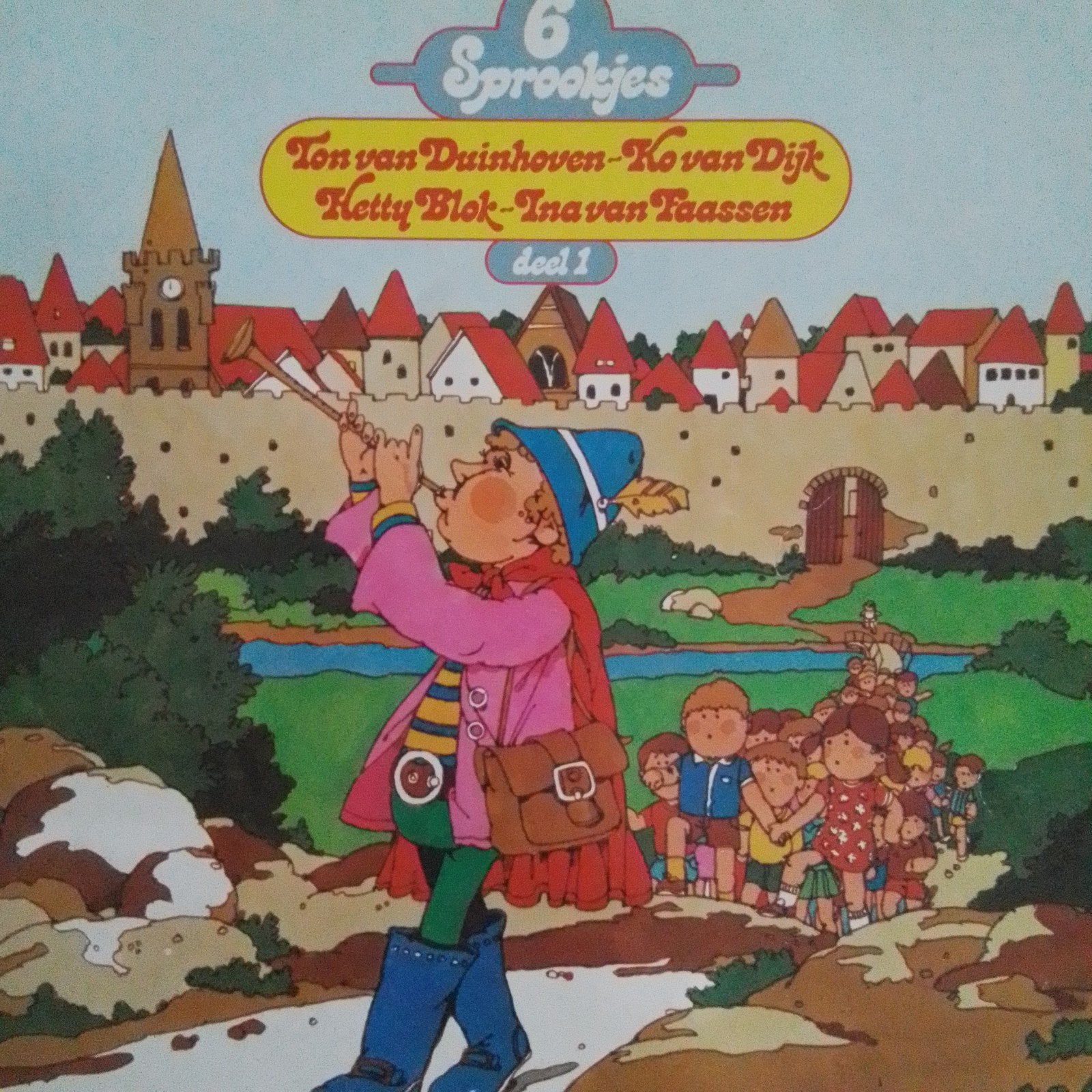 LP: 6 Sprookjes deel 1 met Ton van Duinhoven, Ko van Dijk., Inclusief binnenhoes, Ophalen of Verzenden, Gebruikt, Verhaal of Sprookje