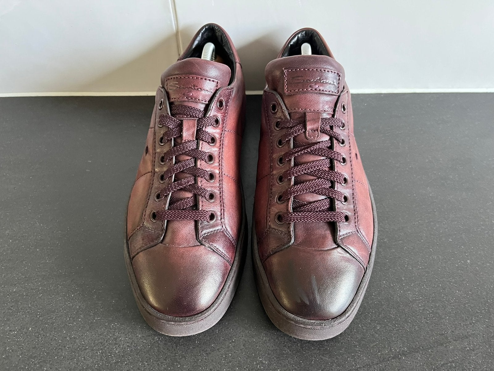 Santoni sneaker maat 7 / 41, Santoni, Ophalen of Verzenden, Santoni, Bruin