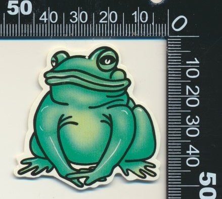 Sticker: Kikker (6), Verzenden, Zo goed als nieuw, Dier en Natuur