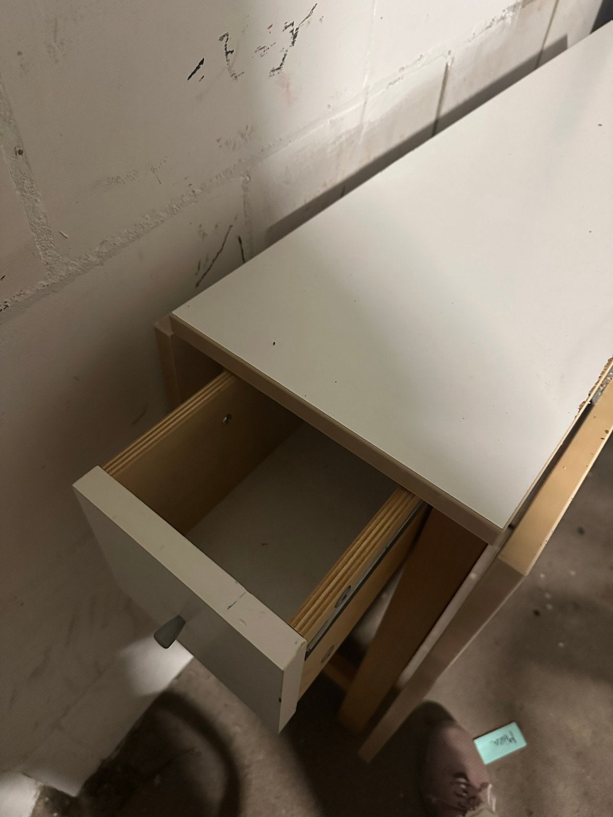 Ikea NORDEN inklapbare tafel met lades, Ophalen, Gebruikt, 100 tot 150 cm, 50 tot 100 cm