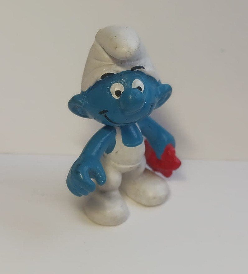 Schleich Smurf TANKWART 1979, Ophalen of Verzenden, Gebruikt, Overige Smurfen, Poppetje, Figuurtje of Knuffel