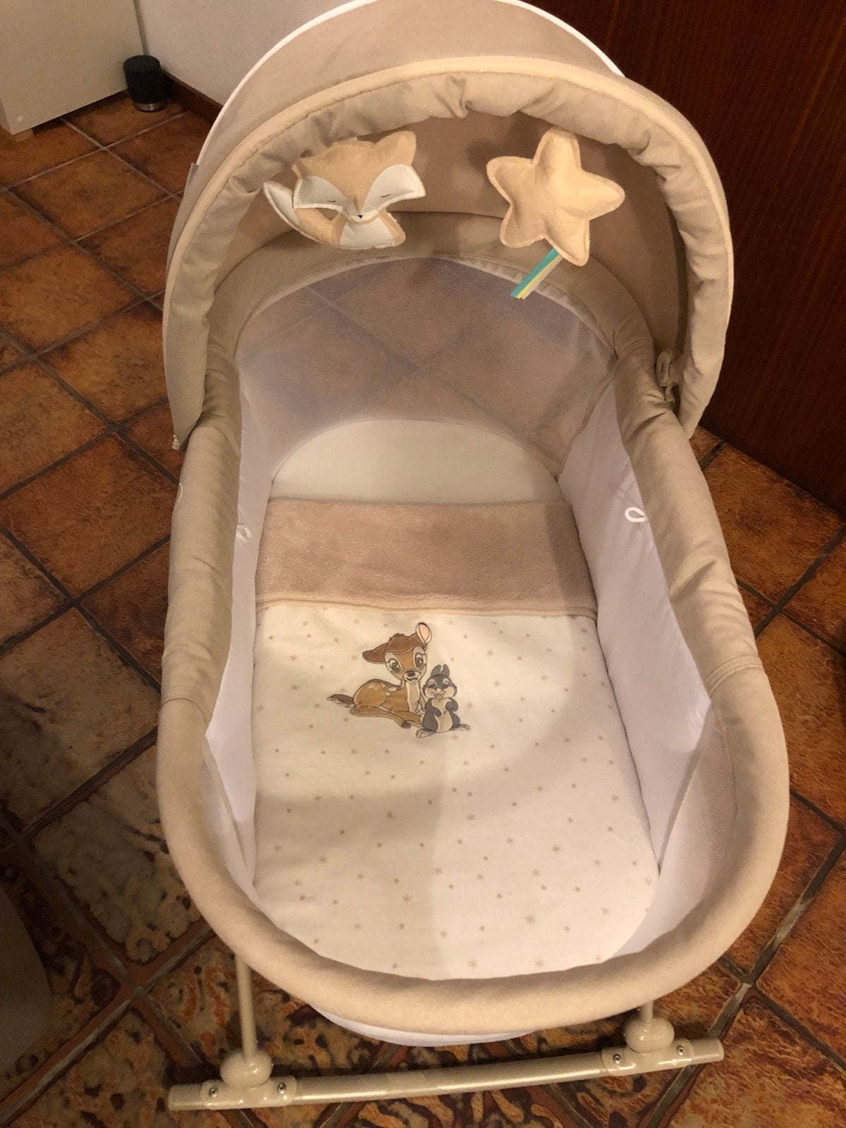 Kinderkraft Lovi 3-in-1 Wieg, Reiswieg en Rocker zgan, Ophalen, Zo goed als nieuw, Wieg