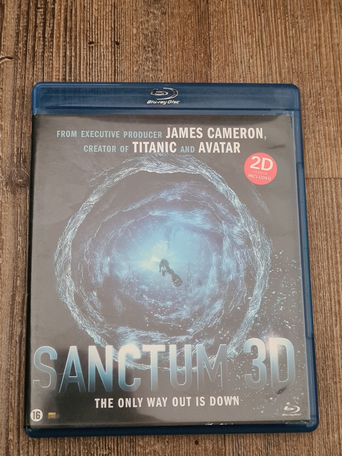 Sanctum 3D Blu-ray - Spannende onderwaterthriller, Cd's en Dvd's, Inclusief extra's, Vanaf 16 jaar, Film, Actie