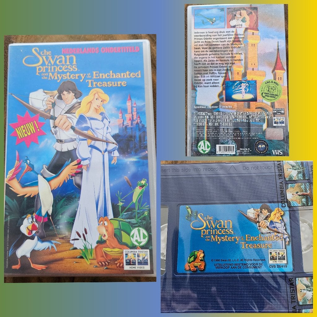 De Zwanen prinses VHS tekenfilm, nieuw verpakt, ongebruikt!, Cd's en Dvd's, VHS | Film, Alle leeftijden, Overige genres, Nieuw in verpakking