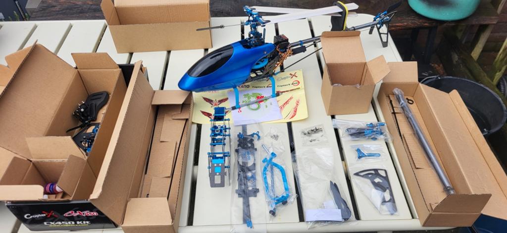 CopterX CX450 RC Helikopter, Ophalen of Verzenden