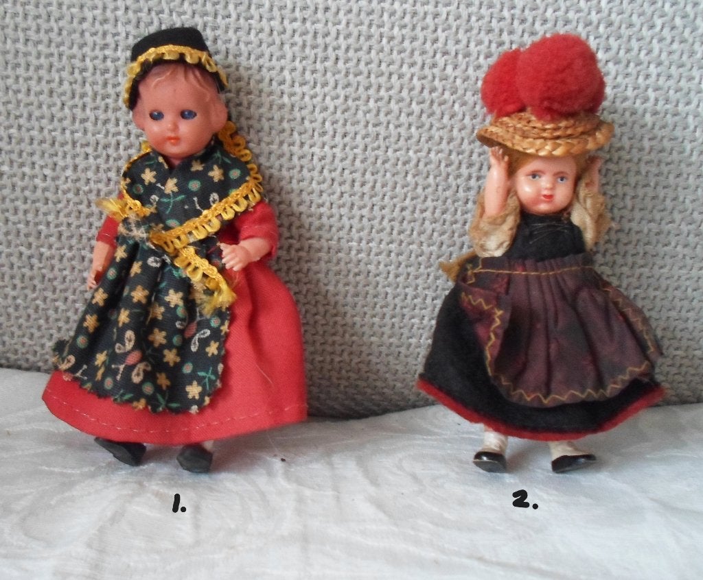 Klederdrachtpopjes. Jaren '60., Verzamelen, Poppen, Ophalen of Verzenden, Zo goed als nieuw, Pop
