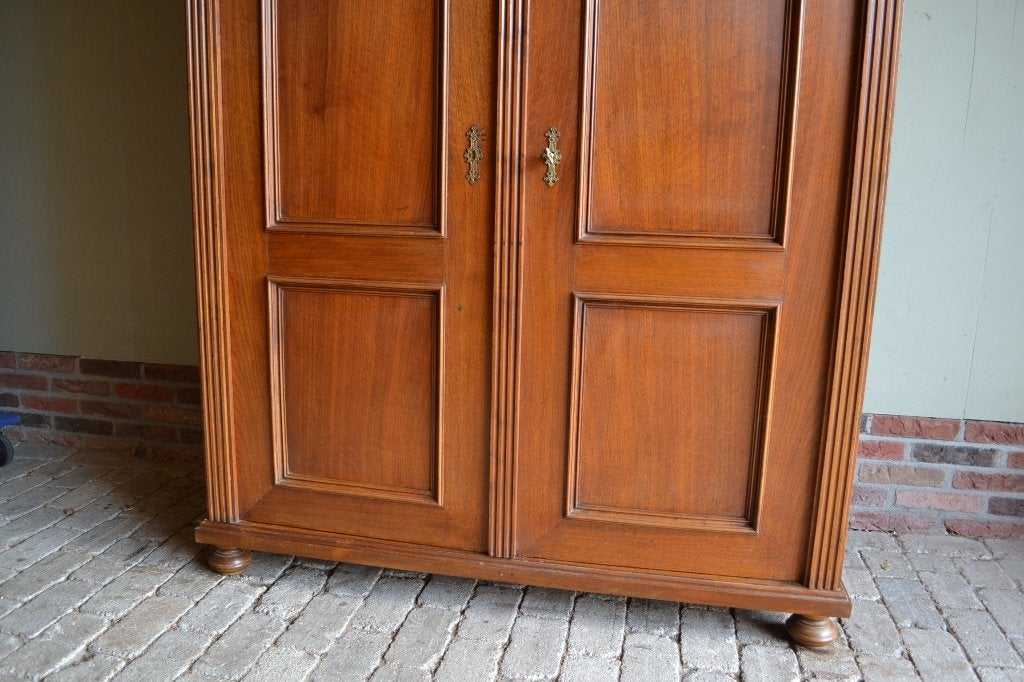 Prachtige strakke antieke kersen houten kast, meidenkast., Antiek en Kunst, Verzenden