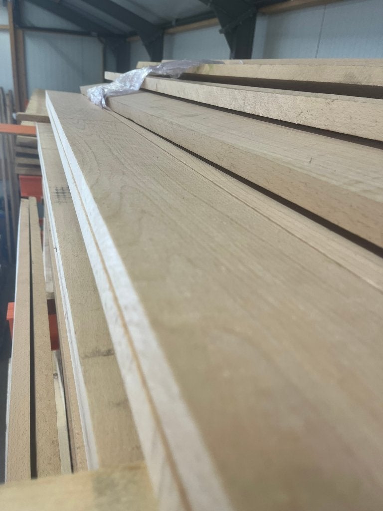 Planken vuren en beuken, 50 tot 150 cm, Nieuw, 10 m² of meer, 10 tot 30 cm