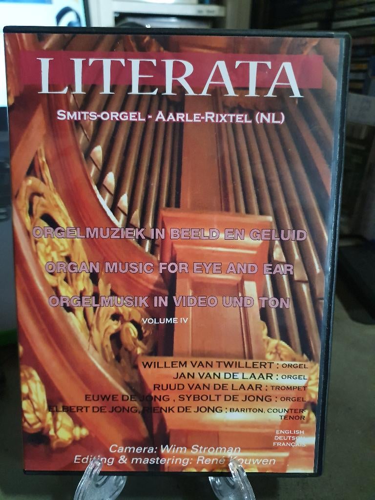 CD + DVD Literata - Orgelmuziek In Beeld en Geluid 4, Alle leeftijden, Ophalen, Zo goed als nieuw