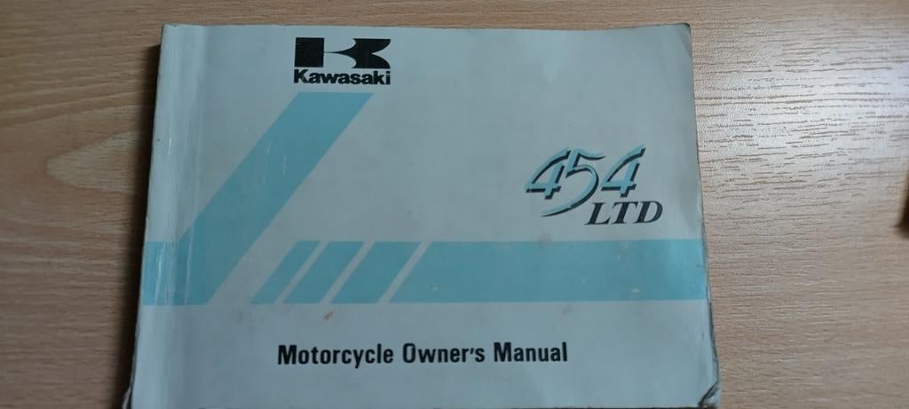 Kawasaki 454 LTD EN450-A5 Motorfiets Handleiding, Motoren, Ophalen of Verzenden