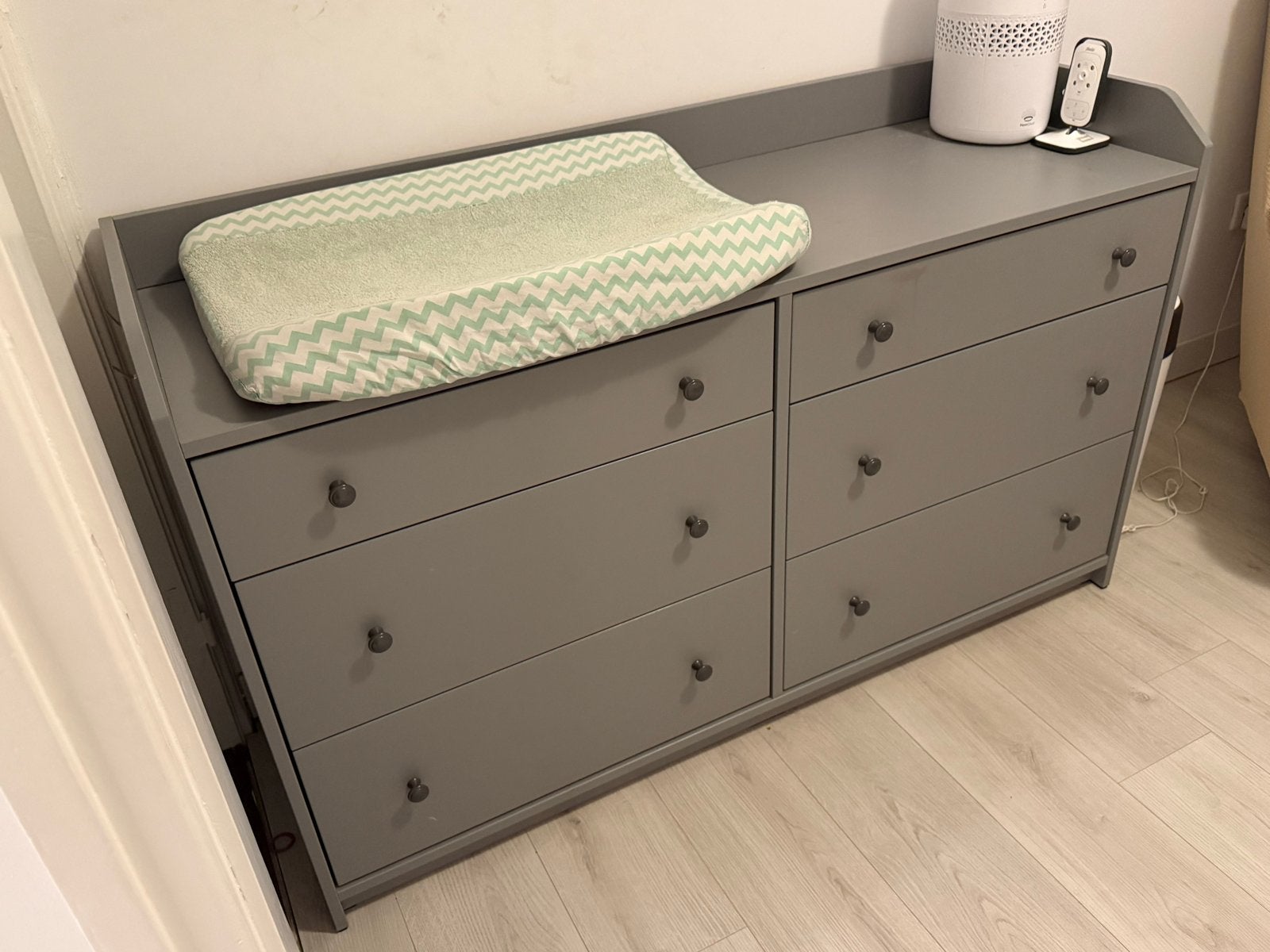 IKEA Hemnes Commode - Grijs, Kinderen en Baby's, Ophalen, Gebruikt, 50 tot 70 cm, 100 cm of meer