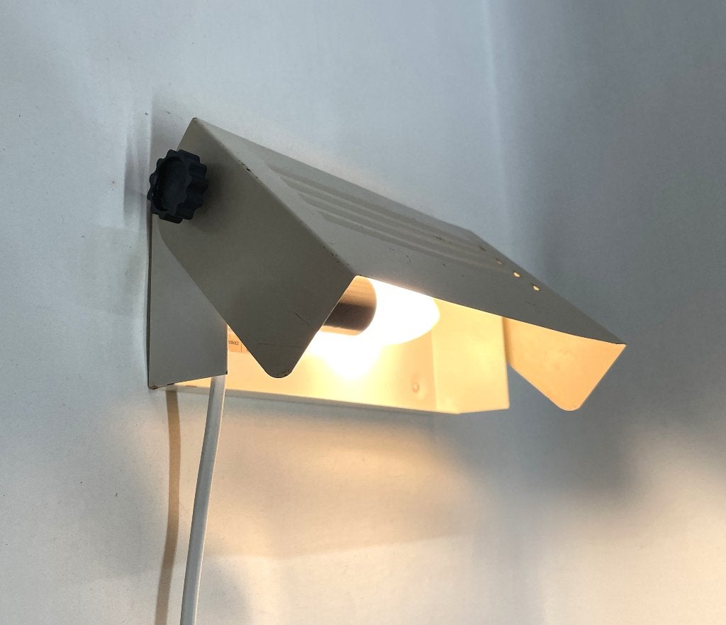 wandlamp, bedlamp met draaibaar front HEMA jaren '70 vintage, Gebruikt, Bedlamp, Ophalen of Verzenden, Overige merken
