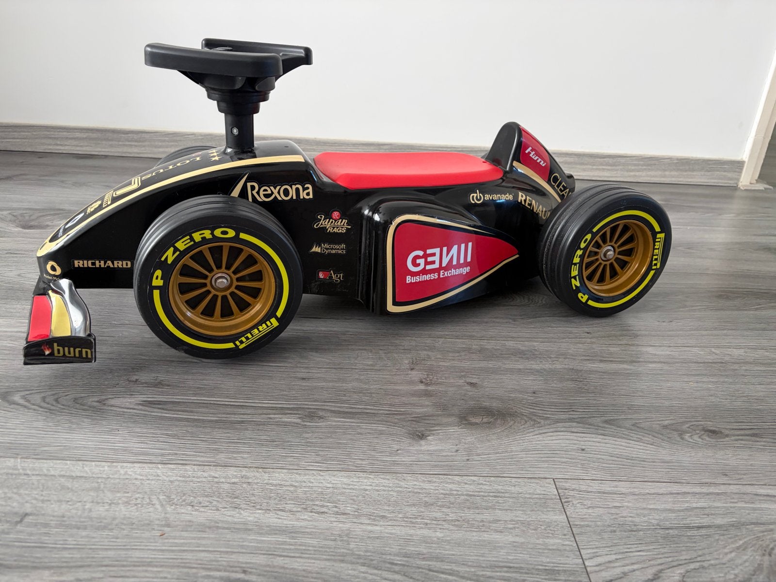 F1 Lotus loopauto voor kinderen, Kinderen en Baby's, Ophalen, Gebruikt, Loopvoertuig