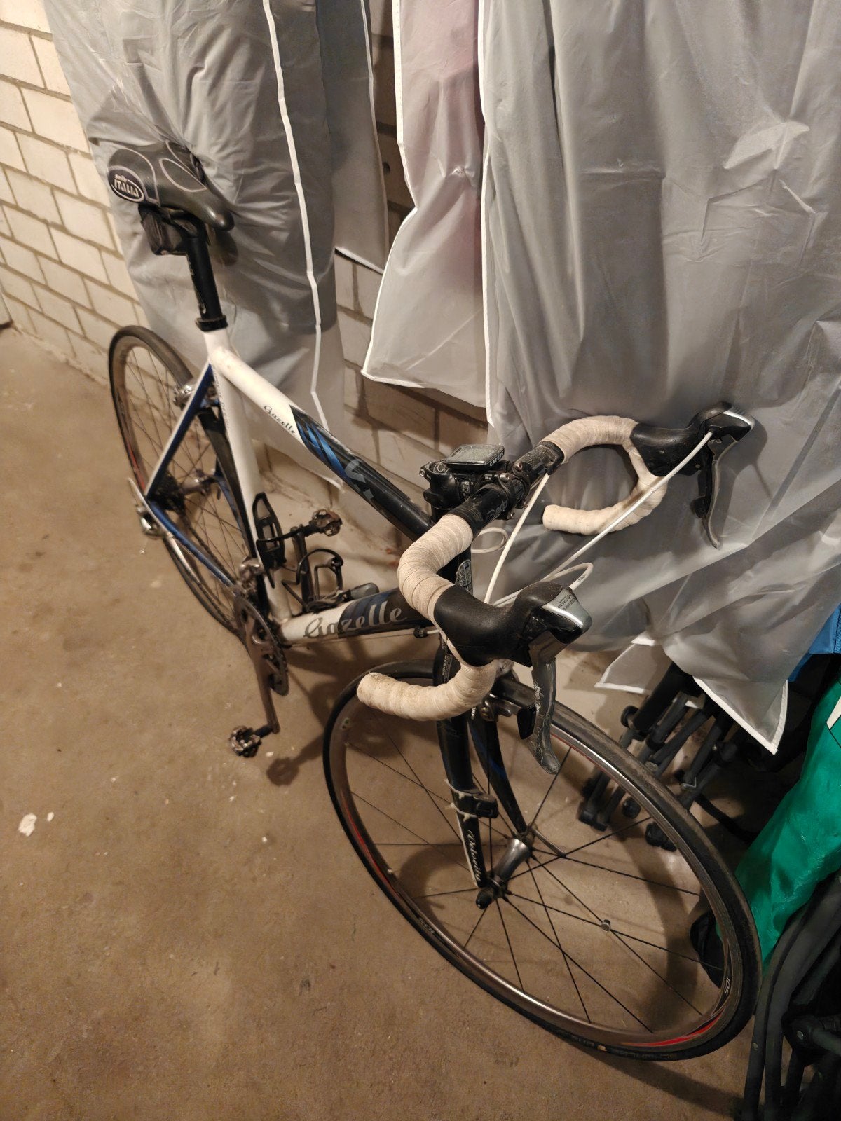 Gazelle Racefiets Frame met Accessoires, Ophalen, Gebruikt, Gazelle