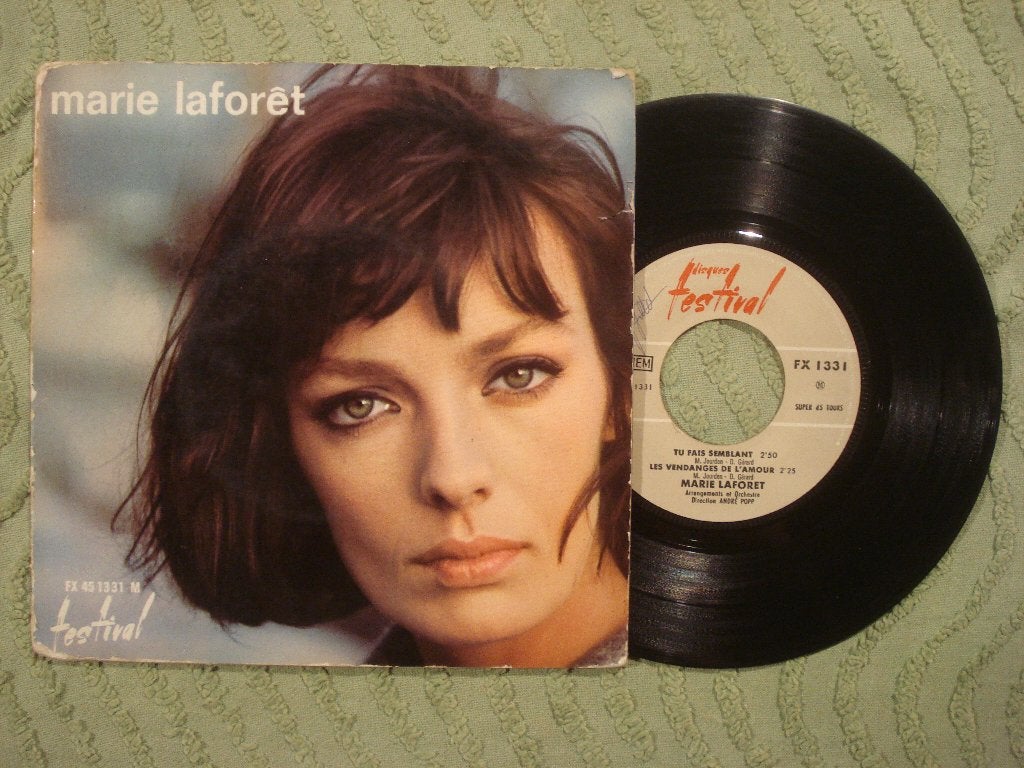 Marie Laforêt 7" Vinyl EP: ‘Tu fais semblant’ (Frankrijk), Gebruikt, 7 inch, Ophalen of Verzenden, EP