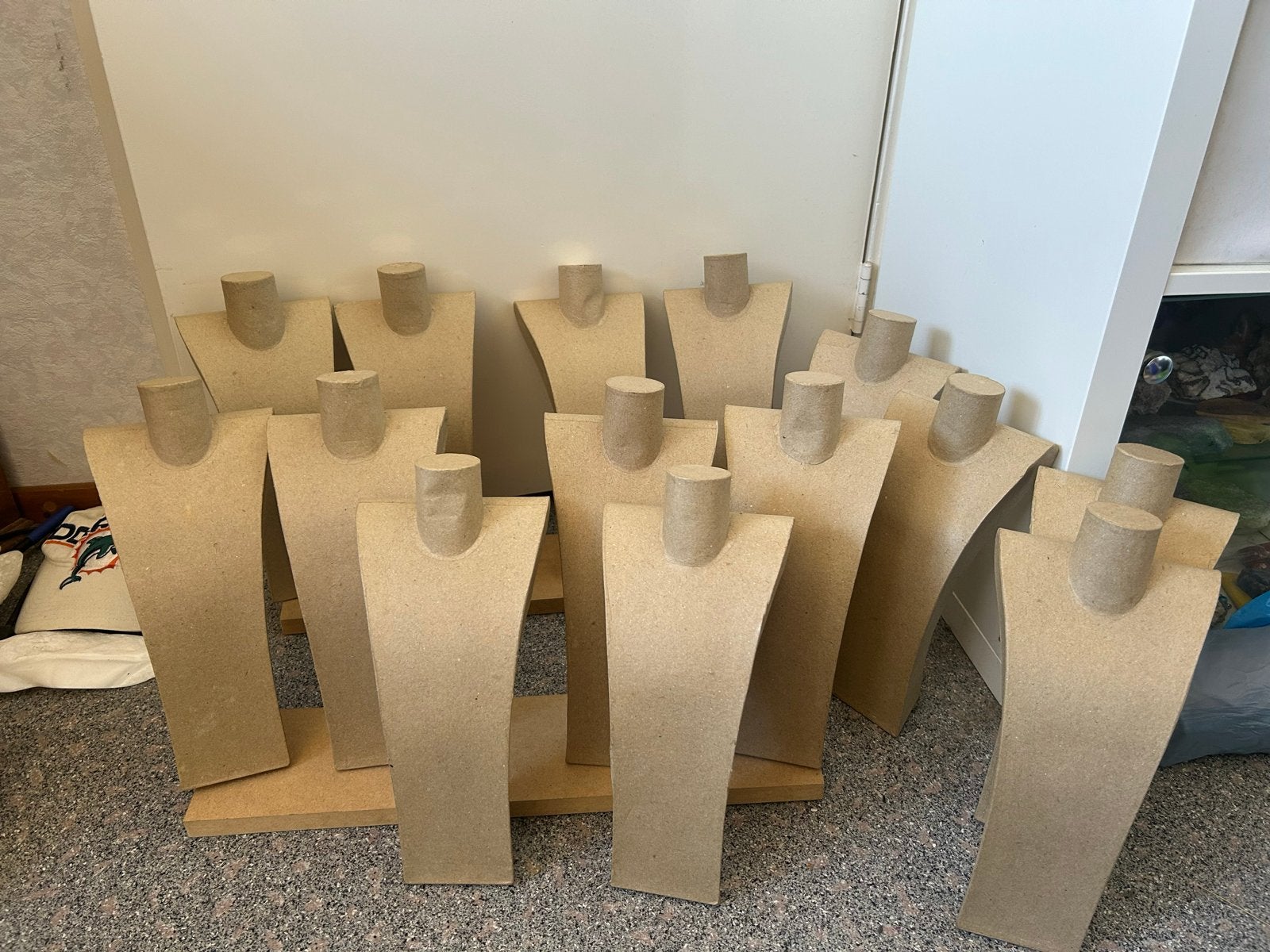 Kartonnen bustes voor sieradenpresentatie, Ophalen of Verzenden