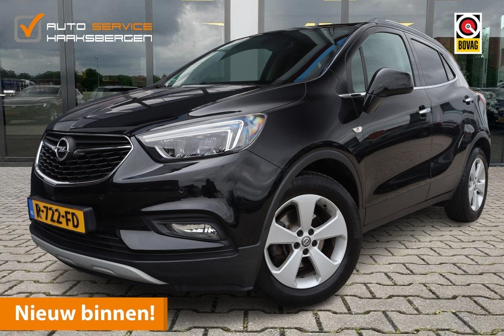 Opel Mokka X 1.4 Turbo 4x4 Edition 153 PK | Trekhaak | Camer, Auto's, Opel, Automaat, 15 km/l, Gebruikt, Leder en Stof